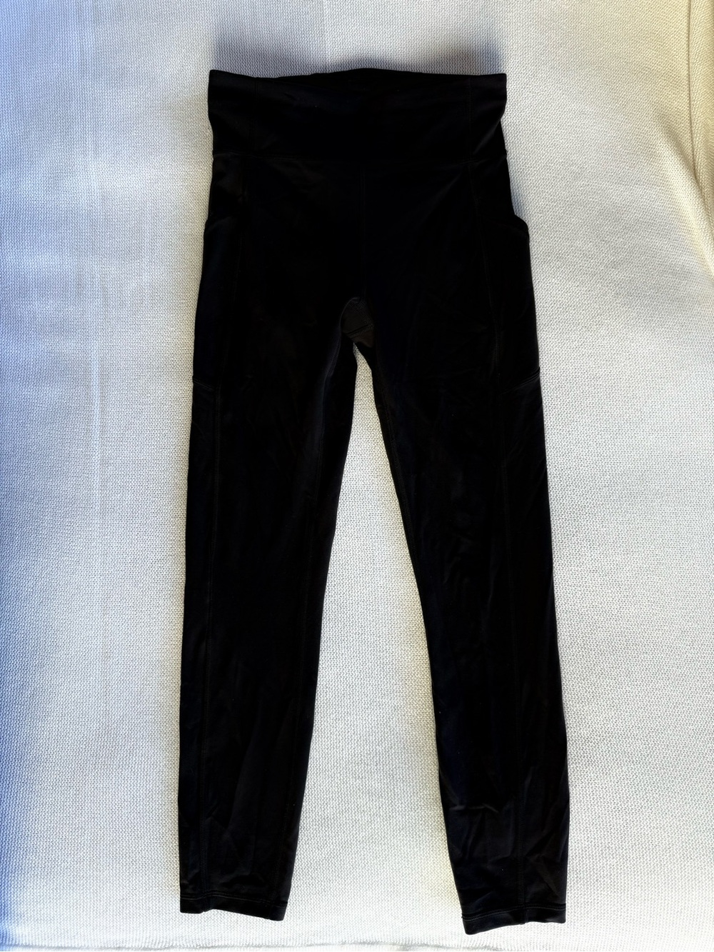 lululemon athletica Black High waisted Performance Leggings with pockets